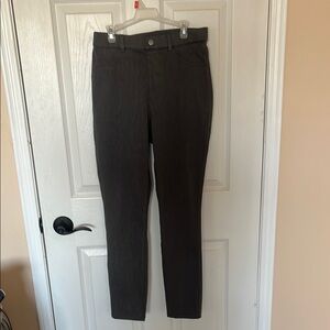 Uniqlo chic Dark Gray Straight-Leg Pants